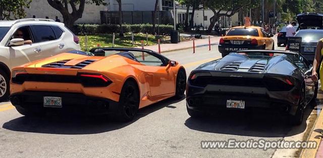 Lamborghini Huracan spotted in South Beach, Florida