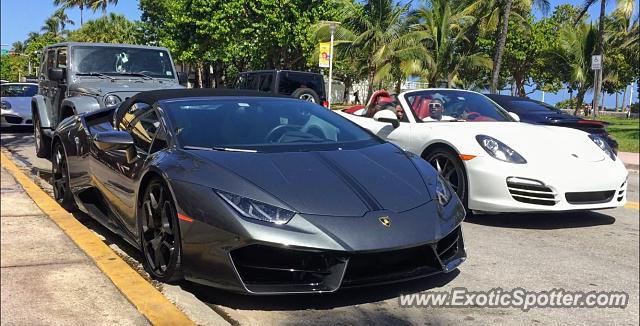 Lamborghini Huracan spotted in South Beach, Florida