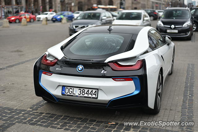 BMW I8 spotted in Warsaw, Poland