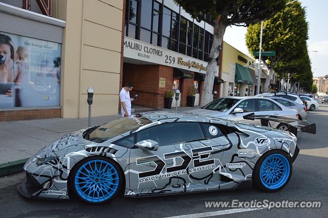 Lamborghini Huracan spotted in Beverly Hills, California