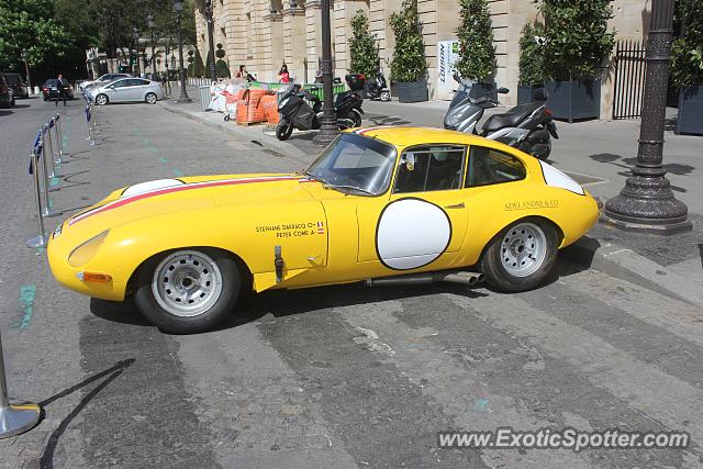 Jaguar E-Type spotted in Paris, France