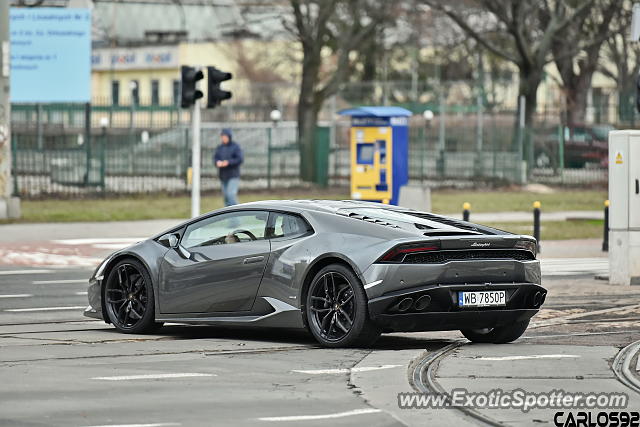 Lamborghini Huracan spotted in Warsaw, Poland