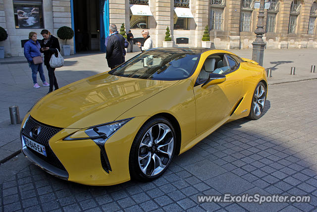 Lexus LC 500 spotted in Paris, France