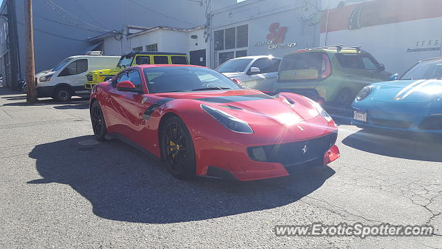 Ferrari 812 Superfast spotted in Vancouver, Canada