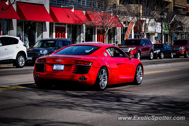 Audi R8 spotted in Wayzata, Minnesota