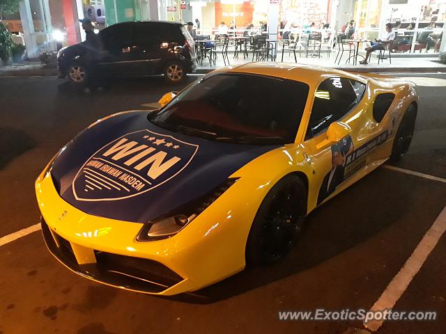 Ferrari 488 GTB spotted in Serpong, Indonesia