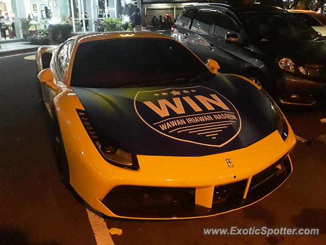 Ferrari 488 GTB spotted in Serpong, Indonesia