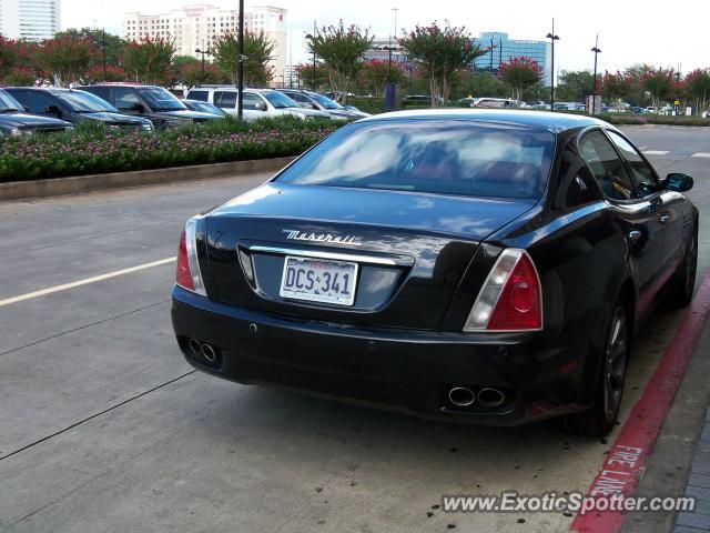 Maserati Quattroporte spotted in Houston, Texas