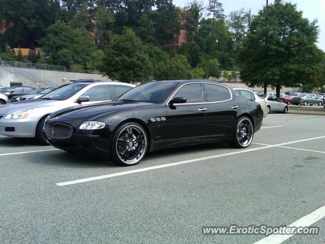 Maserati Quattroporte spotted in Chapel Hill, North Carolina