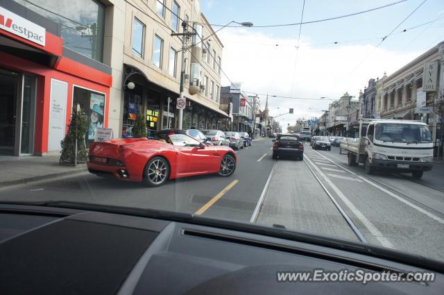 Ferrari California spotted in Melbourne, Australia