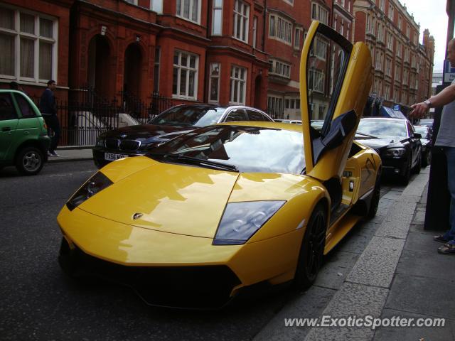 Lamborghini Murcielago spotted in London, United Kingdom