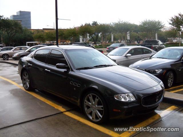 Maserati Quattroporte spotted in Houston, Texas