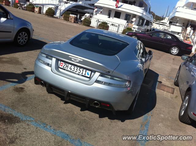 Aston Martin DBS spotted in Porto Cervo, Italy