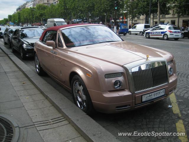 Rolls Royce Phantom spotted in Paris, France