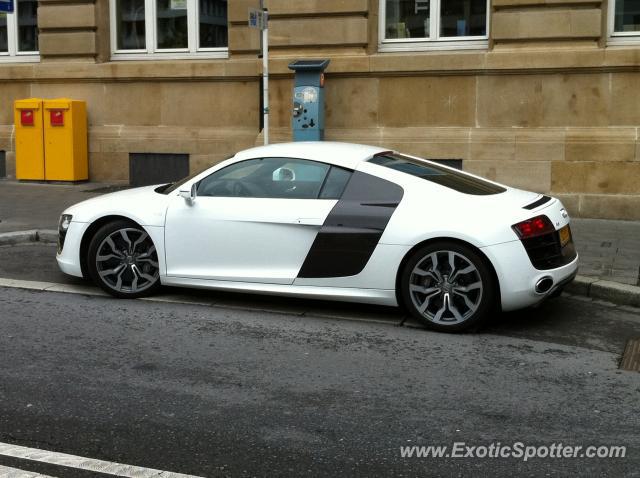 Audi R8 spotted in Luxembourg City, Luxembourg