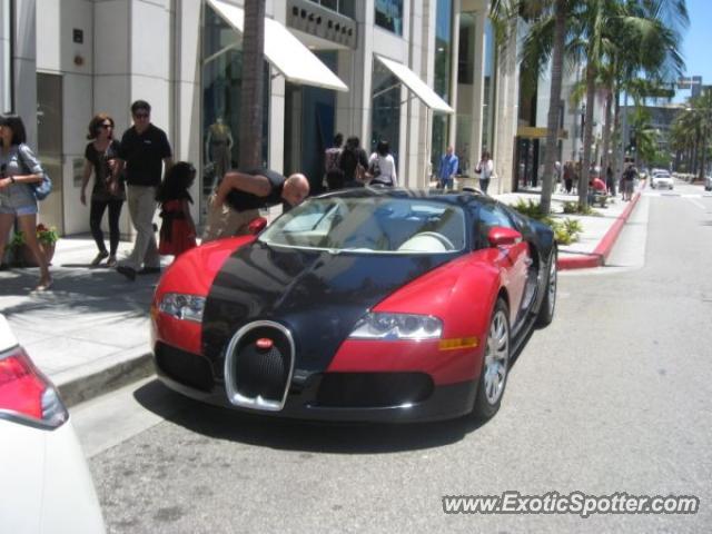 Bugatti Veyron spotted in Beverly hills, California