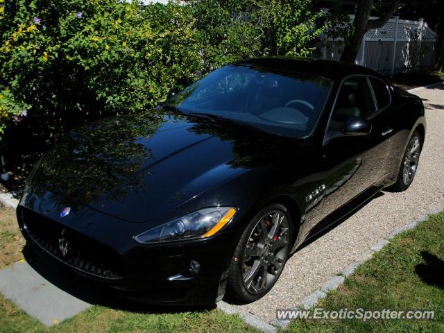 Maserati GranTurismo spotted in Cape cod, Massachusetts