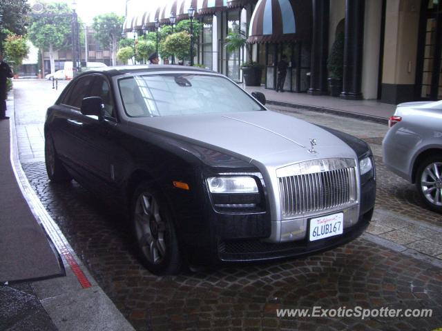 Rolls Royce Ghost spotted in Beverly Hills, California