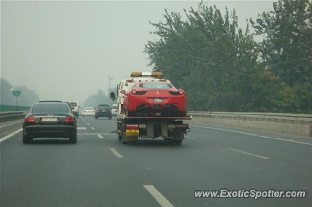 Ferrari 458 Italia spotted in Beijing, China