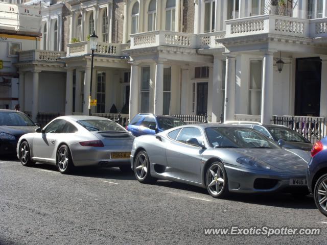 Ferrari 360 Modena spotted in London, United Kingdom