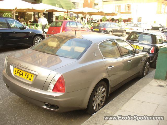 Maserati Quattroporte spotted in London, United Kingdom