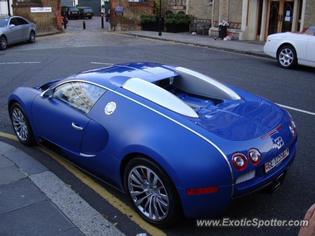 Bugatti Veyron spotted in London, United Kingdom