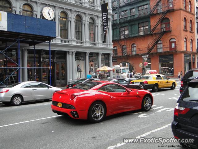 Ferrari California spotted in Manhattan, New York