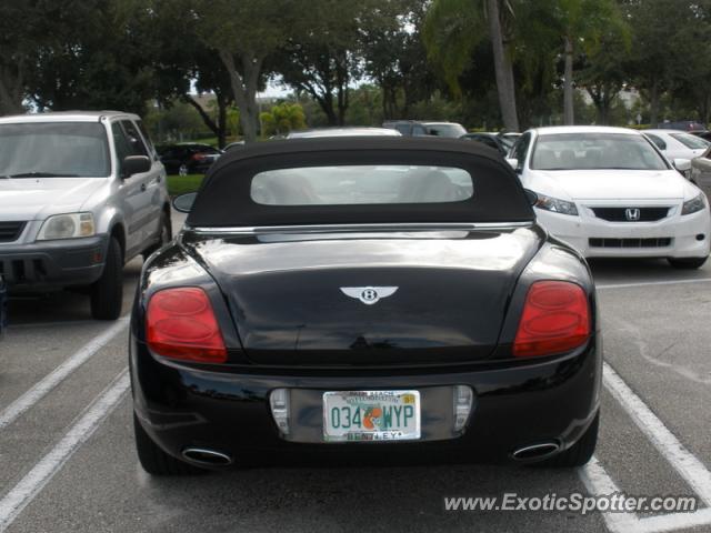 Bentley Continental spotted in Palm Beach Gardens, Florida