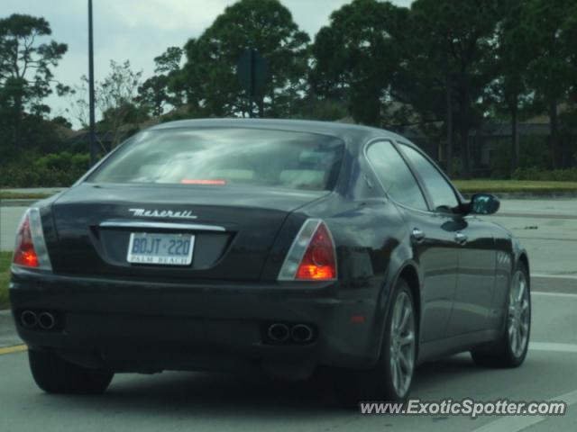 Maserati Quattroporte spotted in Port St Lucie, Florida