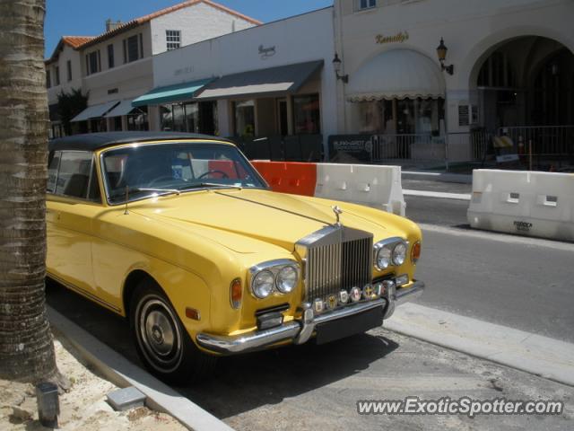 Rolls Royce Corniche spotted in Palm Beach, Florida