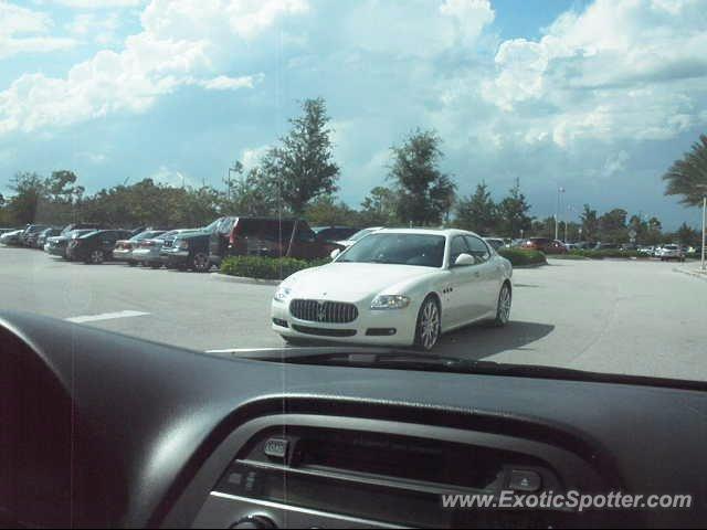 Maserati Quattroporte spotted in Palm Beach, Florida