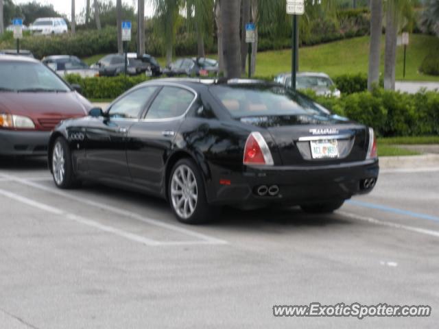 Maserati Quattroporte spotted in Palm Beach Gardens, Florida