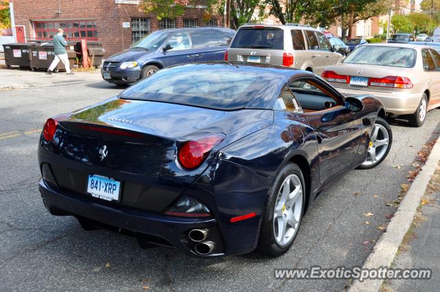 Ferrari California spotted in New Canaan, Connecticut