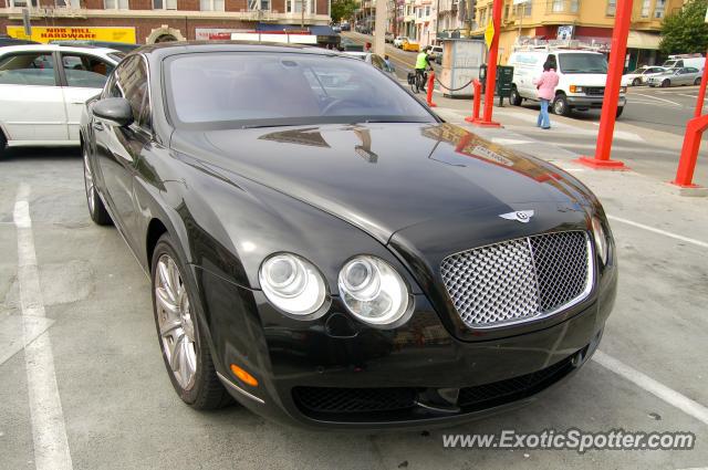 Bentley Continental spotted in San Francisco, California