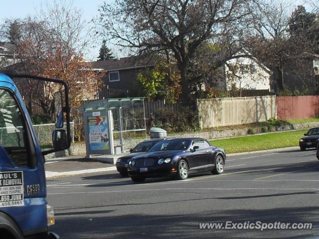 Bentley Continental spotted in Toronto, Canada