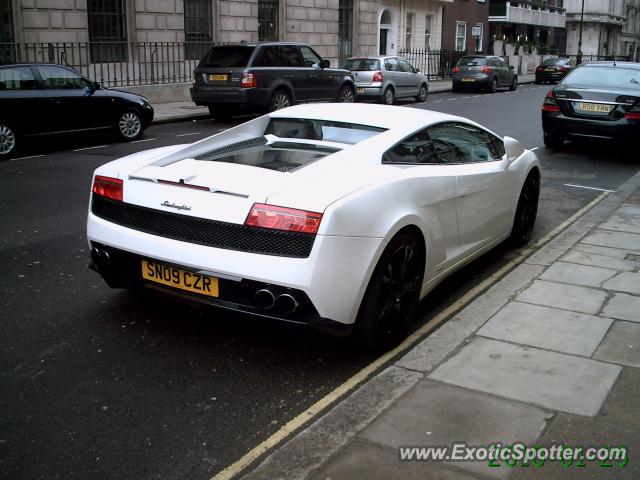 Lamborghini Gallardo spotted in London, United Kingdom