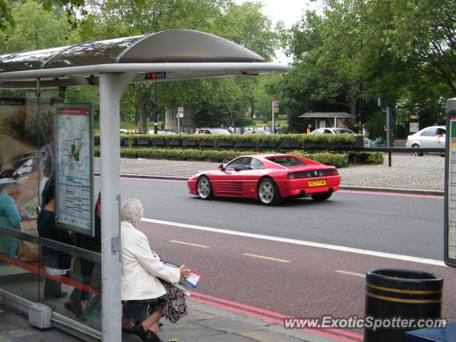 Ferrari 348 spotted in London, United Kingdom