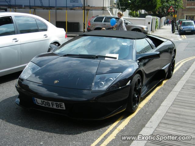 Lamborghini Murcielago spotted in London, United Kingdom