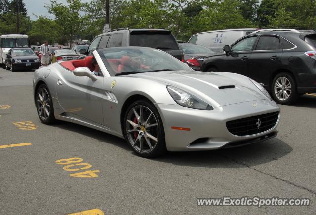 Ferrari California spotted in Greenwich, Connecticut