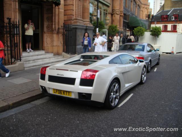 Lamborghini Gallardo spotted in London, United Kingdom