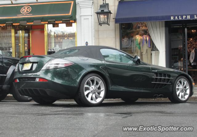 Mercedes SLR spotted in Greenwich, Connecticut