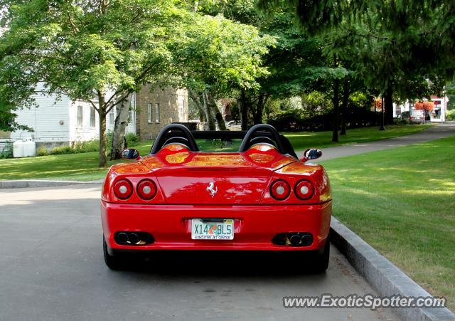 Ferrari 550 spotted in Cooperstown, New York