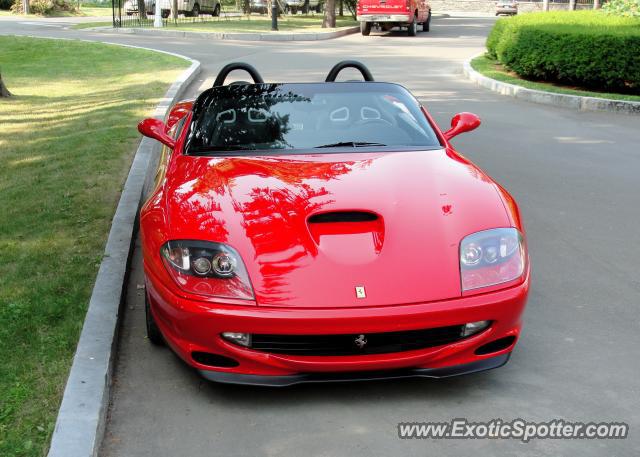 Ferrari 550 spotted in Cooperstown, New York