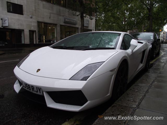 Lamborghini Gallardo spotted in London, United Kingdom