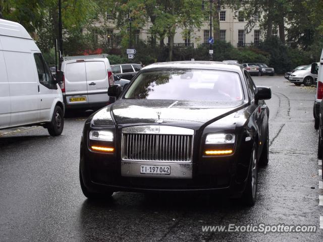 Rolls Royce Ghost spotted in London, United Kingdom