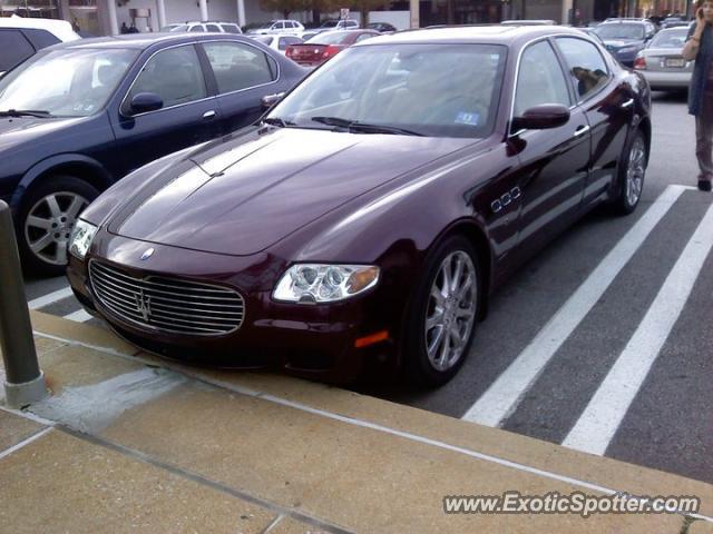 Maserati Quattroporte spotted in King Of Prussia, Pennsylvania