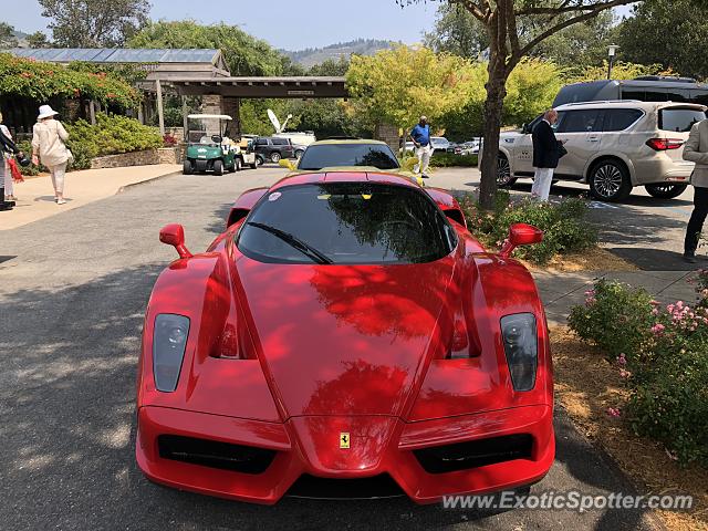 Ferrari Enzo spotted in Carmel Valley, California