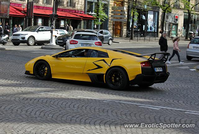 Lamborghini Murcielago spotted in Paris, France