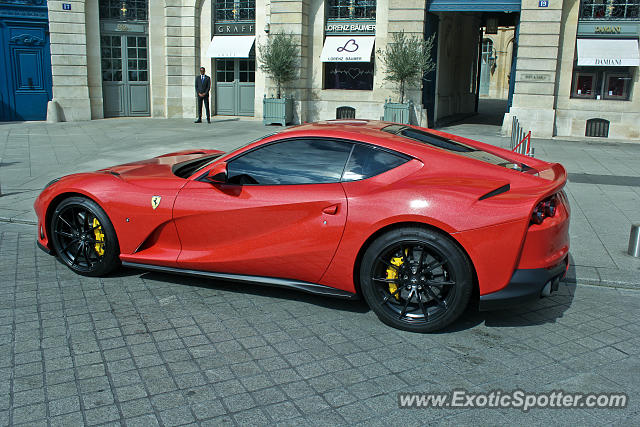 Ferrari 812 Superfast spotted in Paris, France