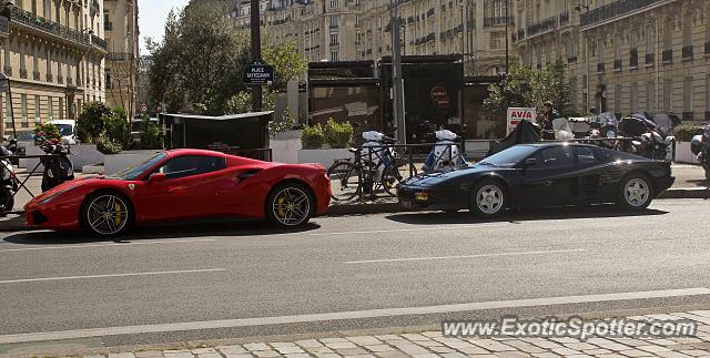 Ferrari Testarossa spotted in Paris, France